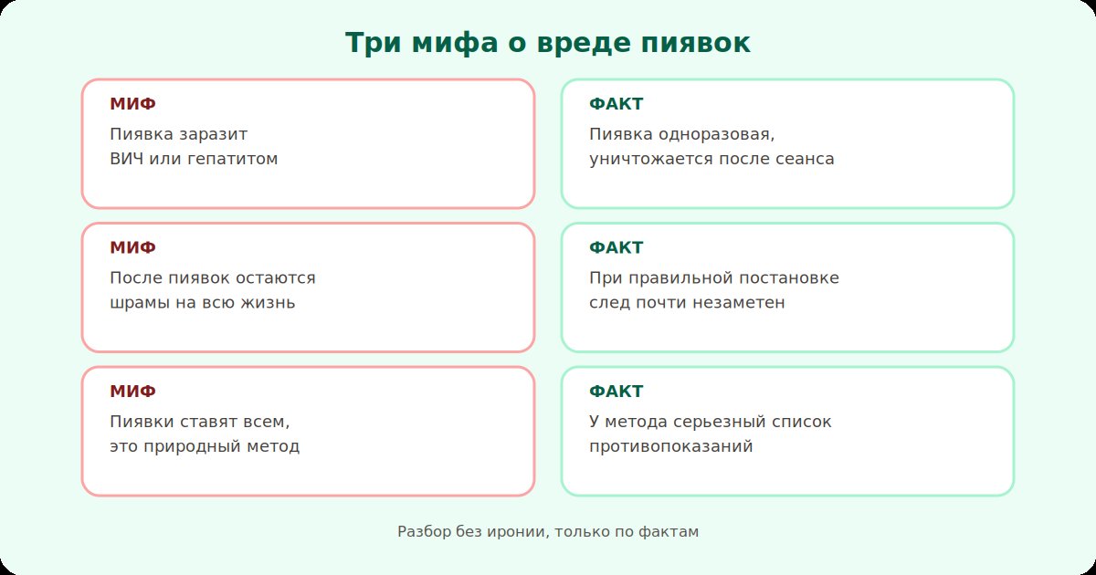 Три распространенных мифа о вреде пиявок и что на самом деле говорят факты